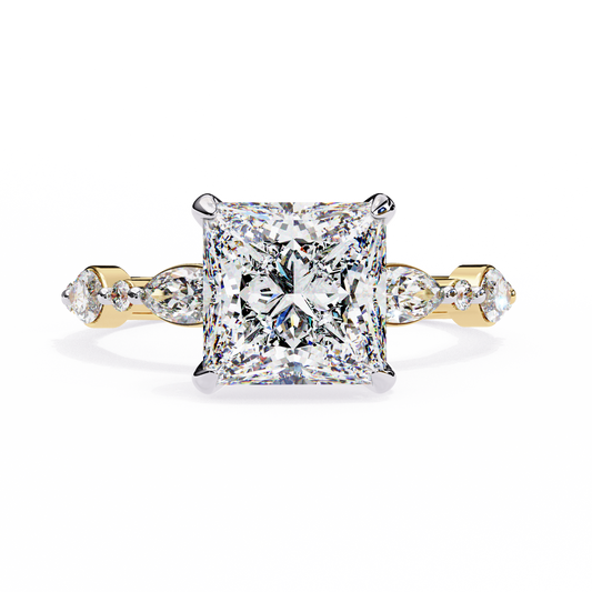Aria Regale Princess Solitaire Ring