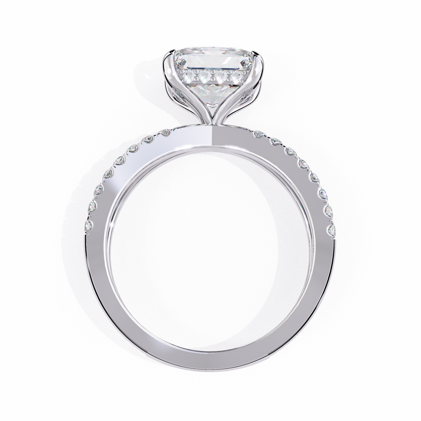 Valente Prism Princess Solitaire Ring