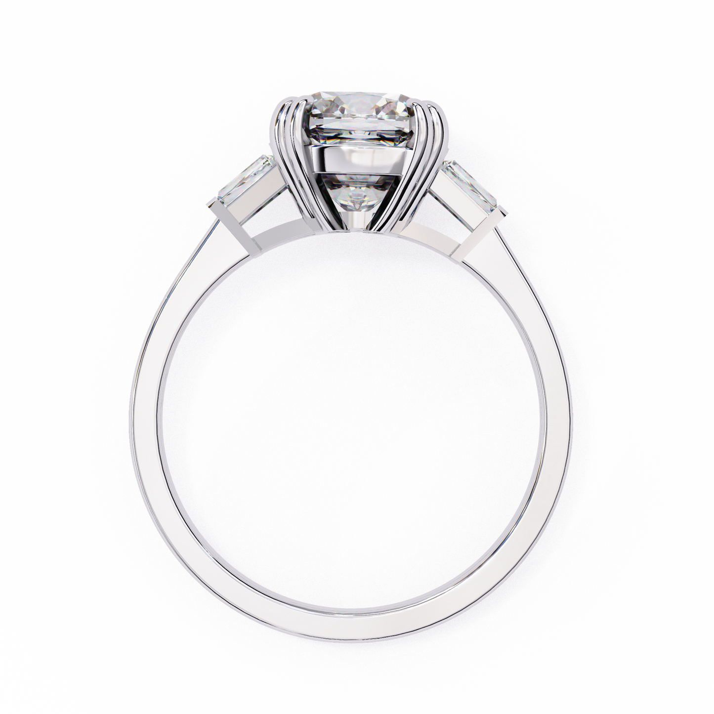 Sogno di Luce Cushion Solitaire Ring