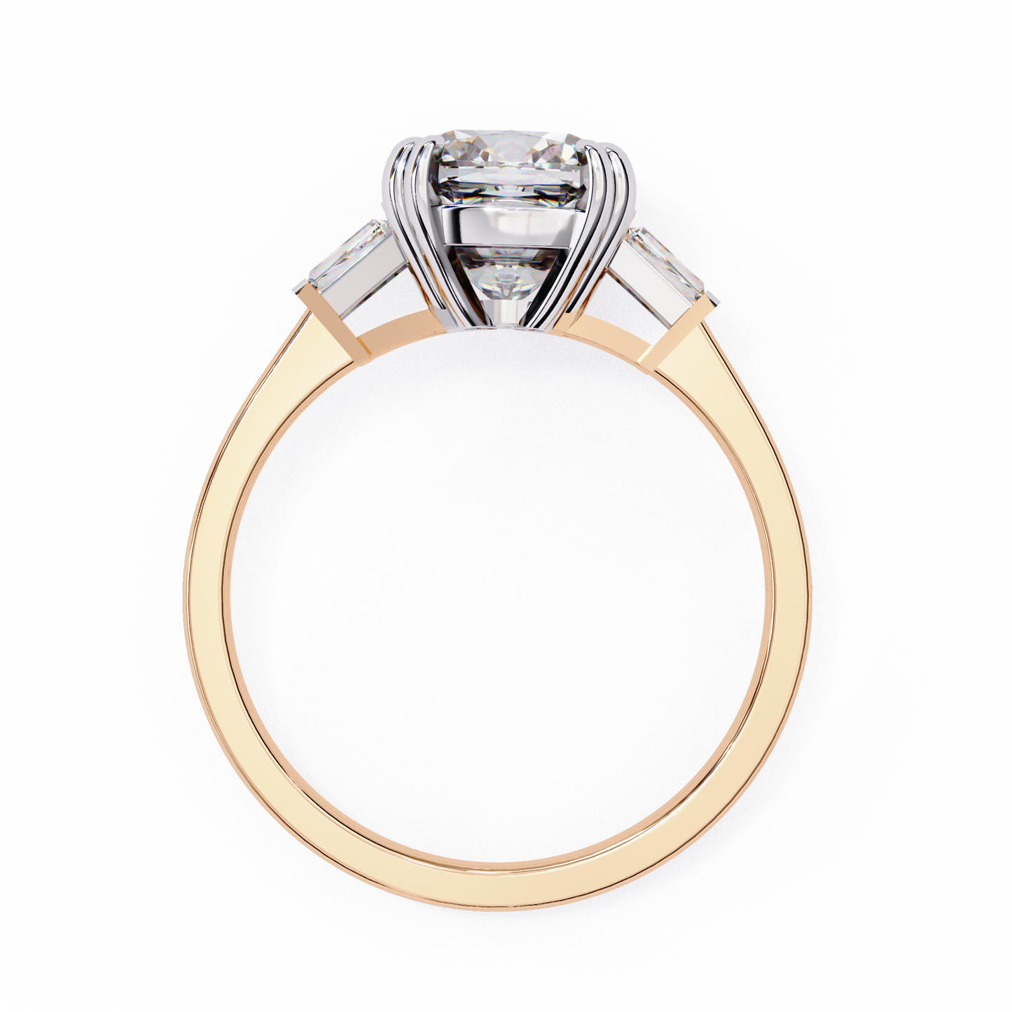 Sogno di Luce Cushion Solitaire Ring