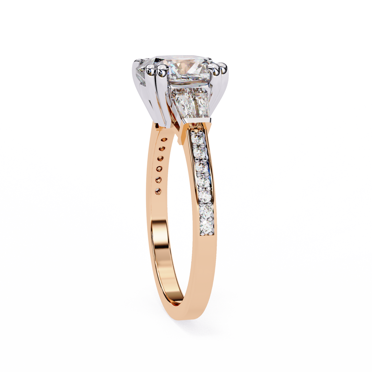 Sogno di Luce Cushion Solitaire Ring