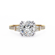 Sogno di Luce Cushion Solitaire Ring
