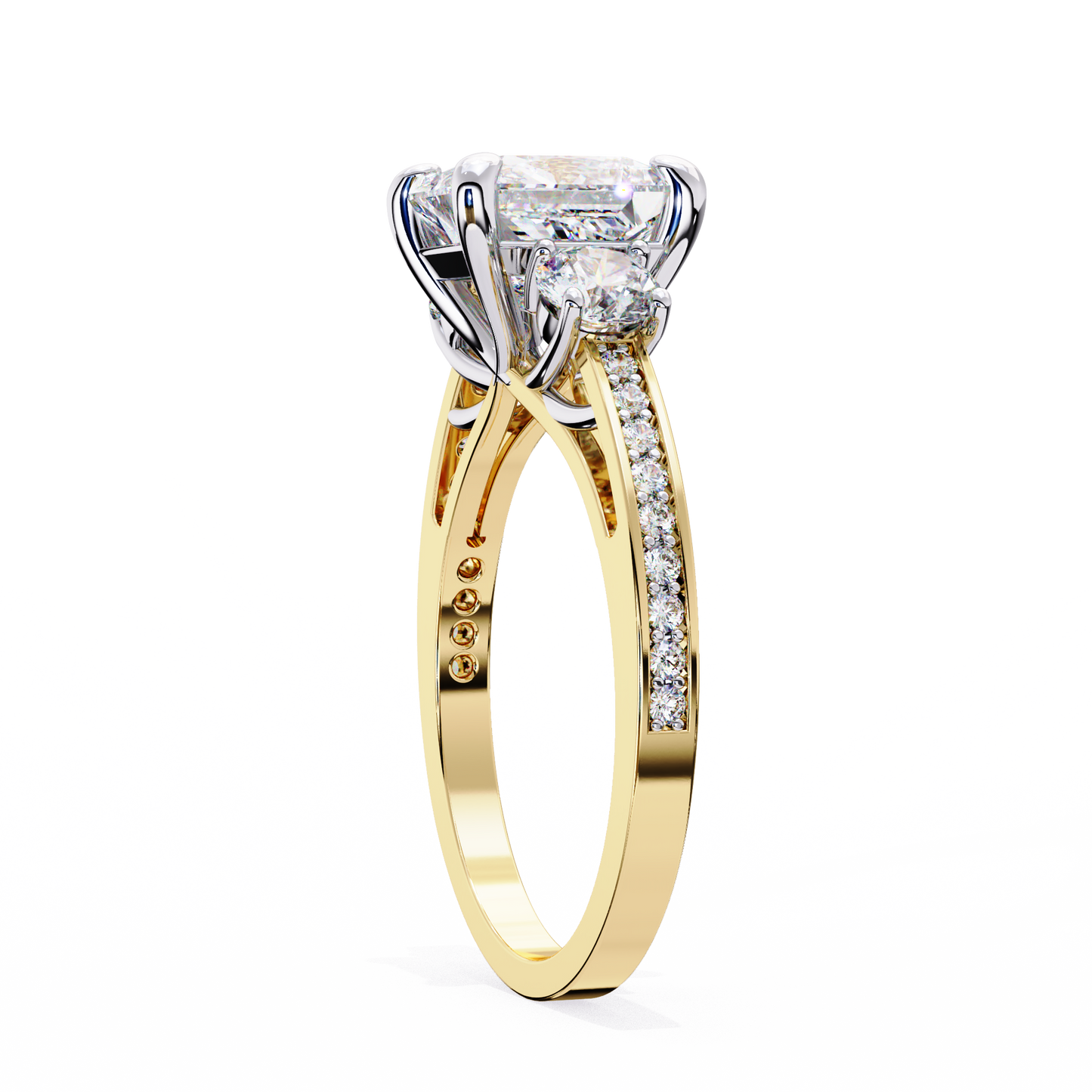 Estrella Fina Princess Solitaire Ring
