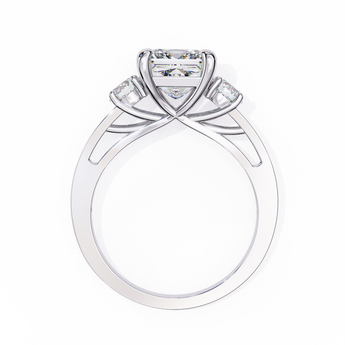 Estrella Fina Princess Solitaire Ring