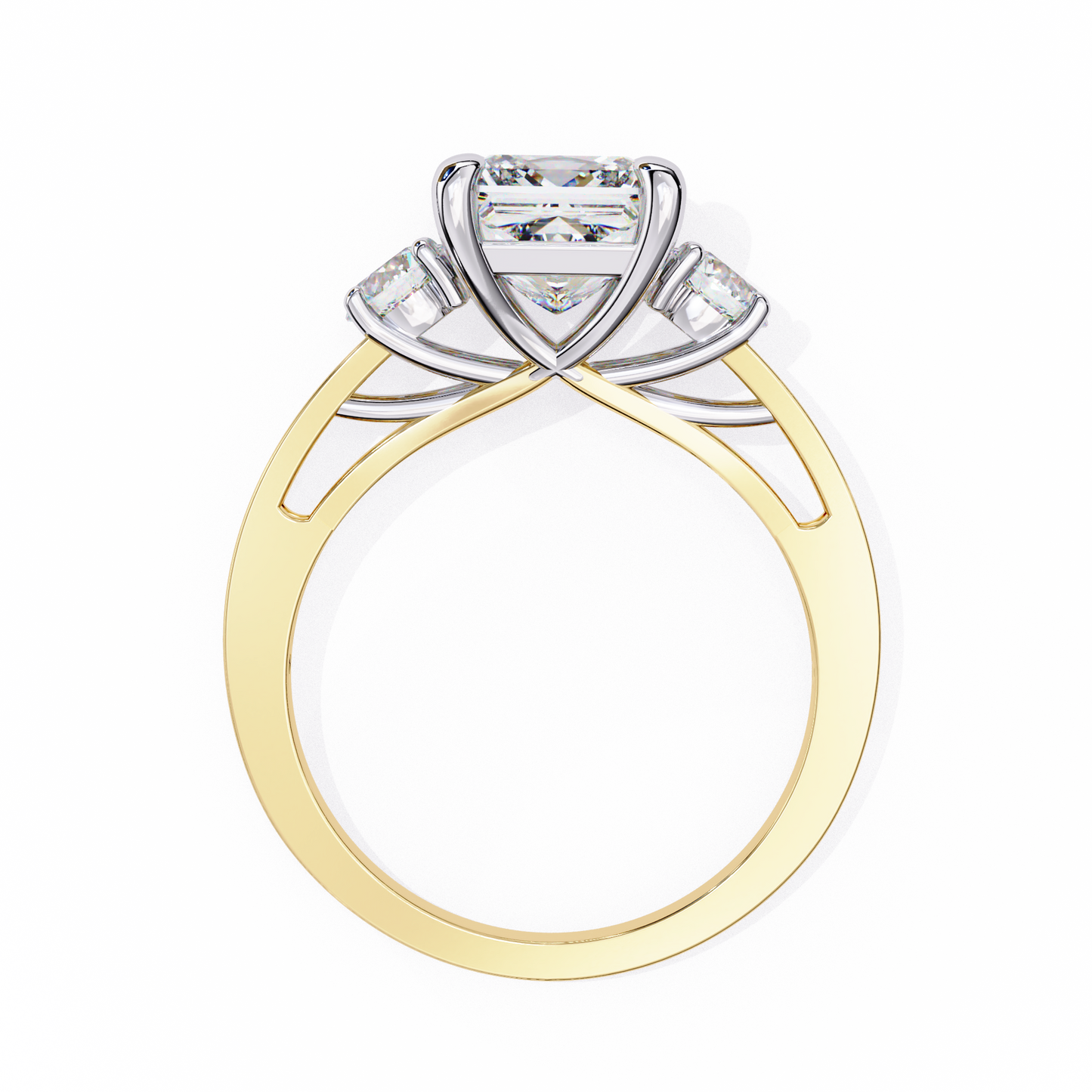 Estrella Fina Princess Solitaire Ring