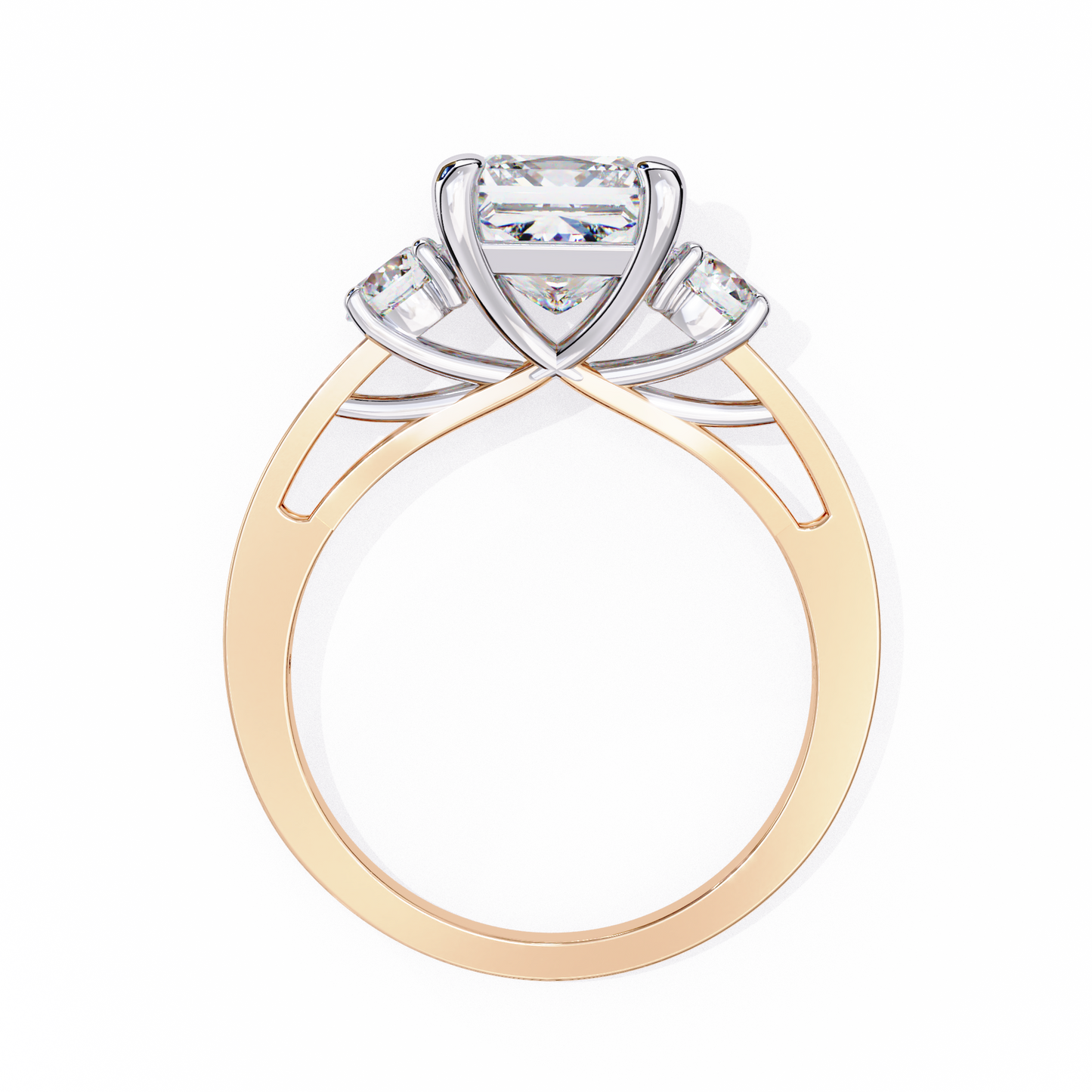Estrella Fina Princess Solitaire Ring