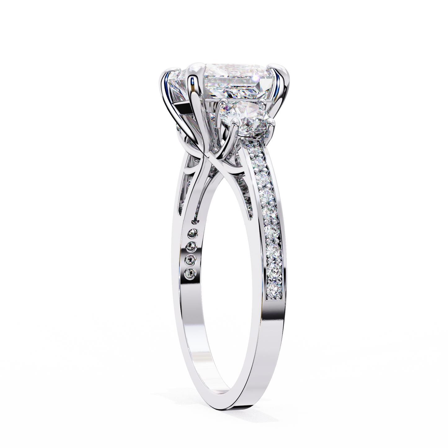 Estrella Fina Princess Solitaire Ring