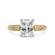 Flor Radiante Radiant Solitaire Ring