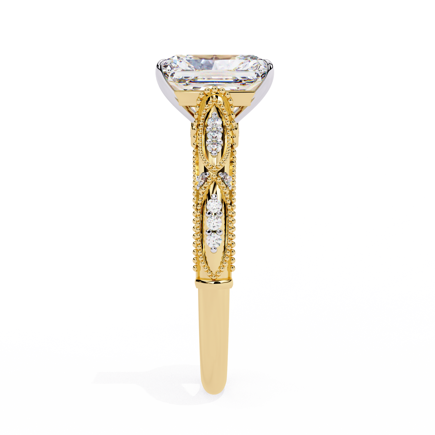 Flor Radiante Radiant Solitaire Ring