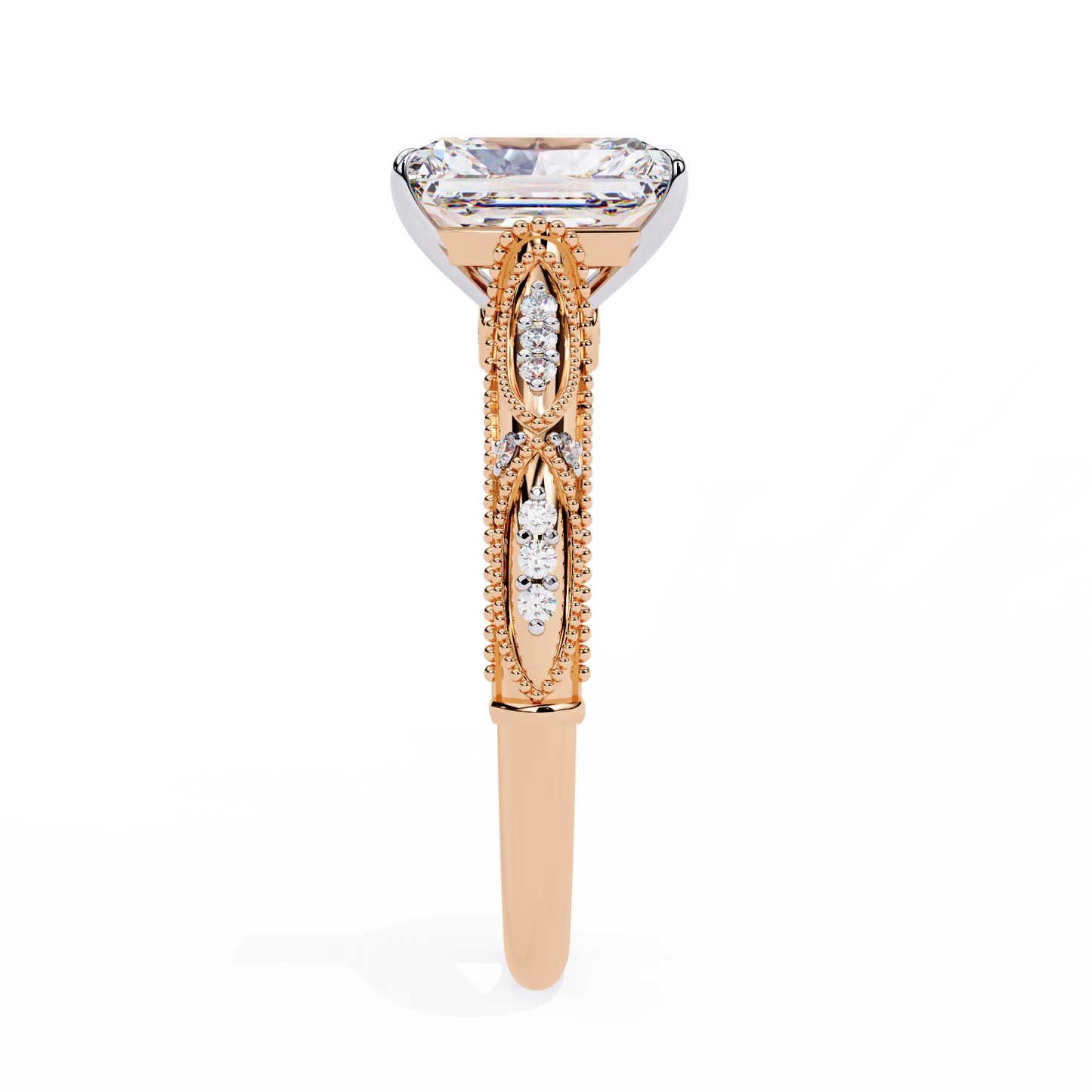 Flor Radiante Radiant Solitaire Ring
