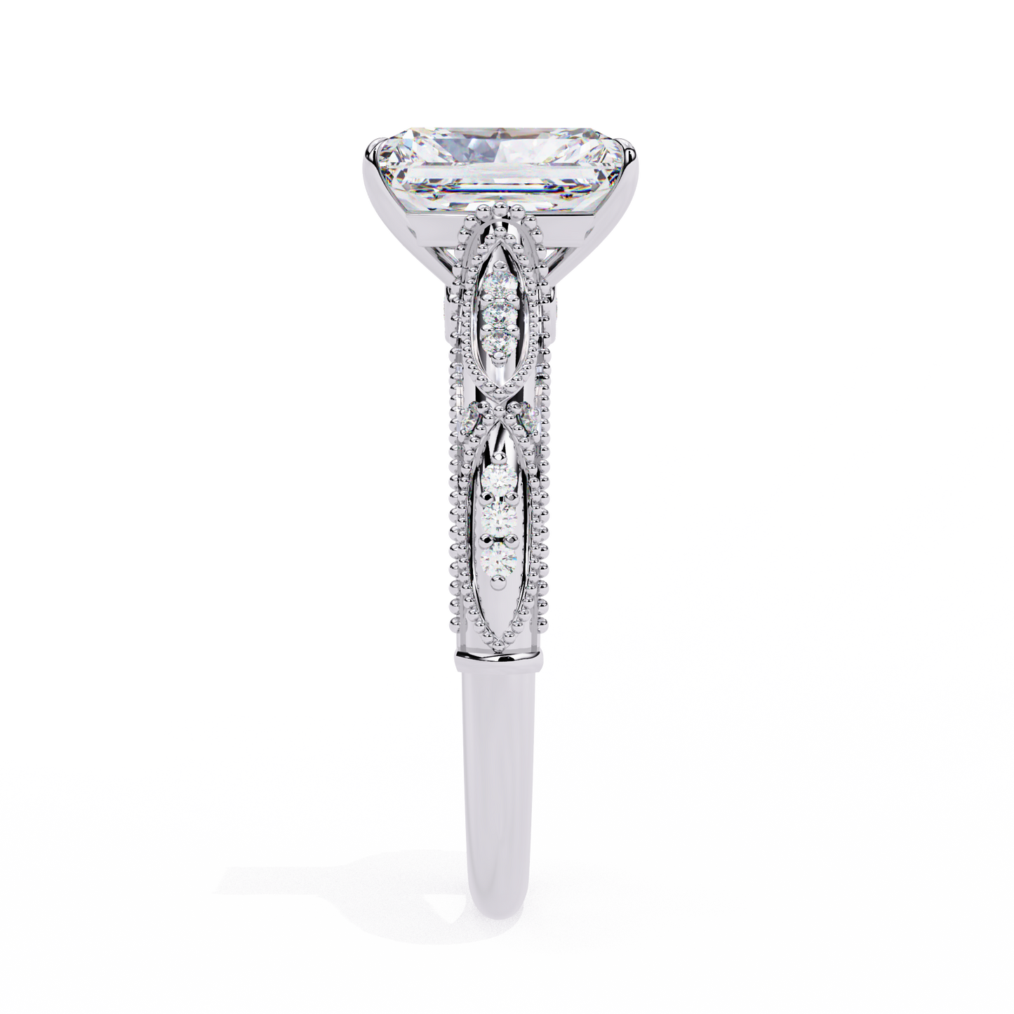 Flor Radiante Radiant Solitaire Ring