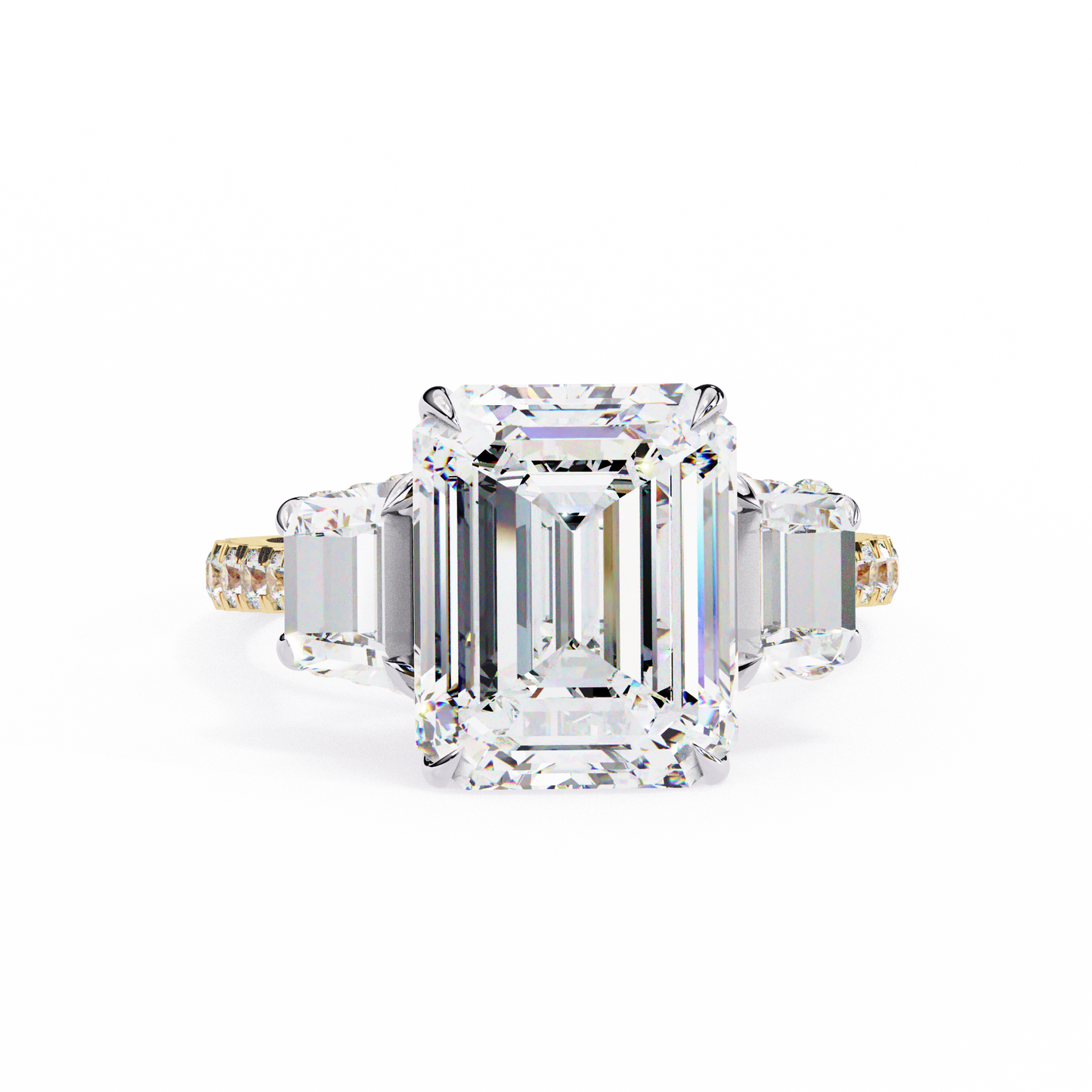 Corazón Claro Emerald Solitaire Ring
