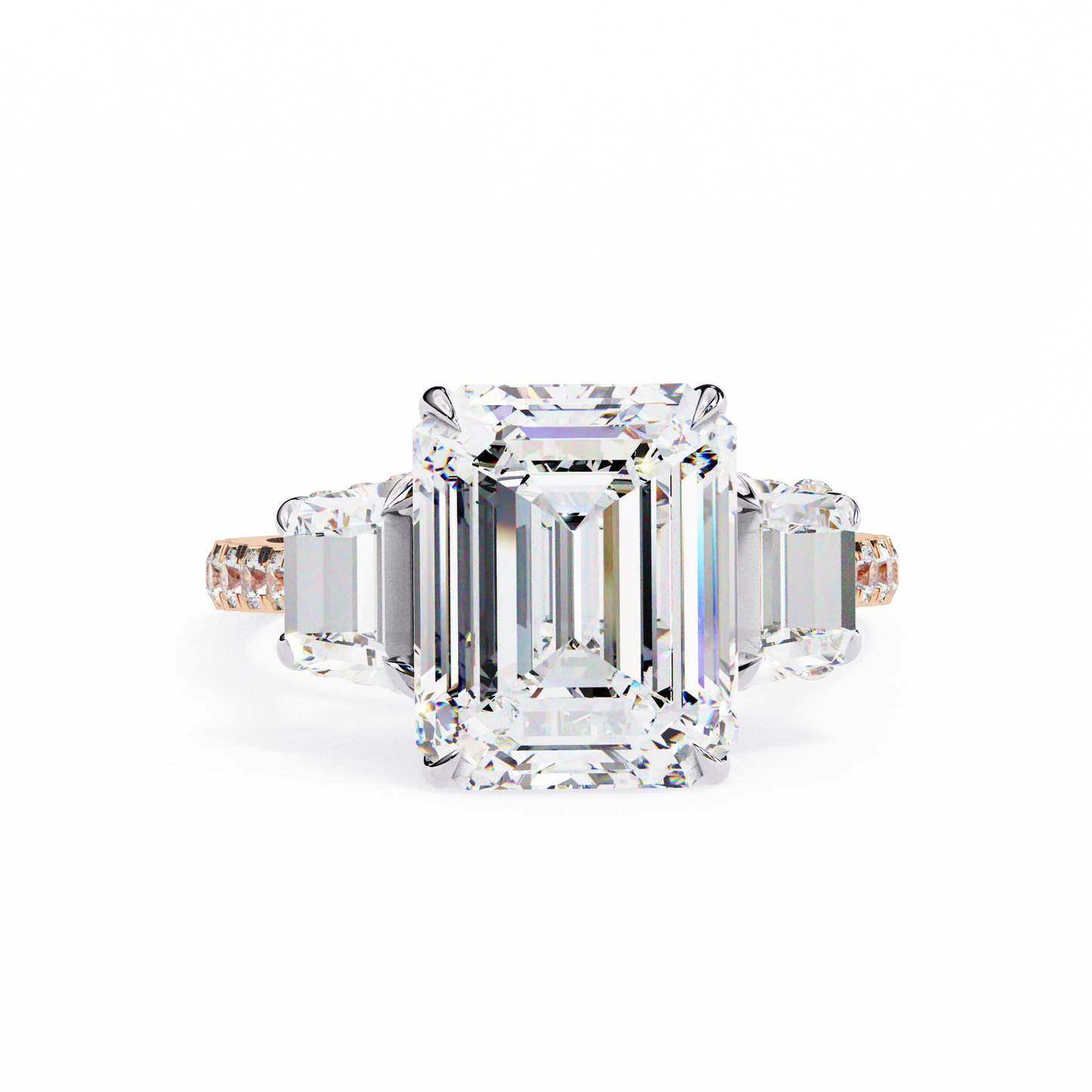 Corazón Claro Emerald Solitaire Ring