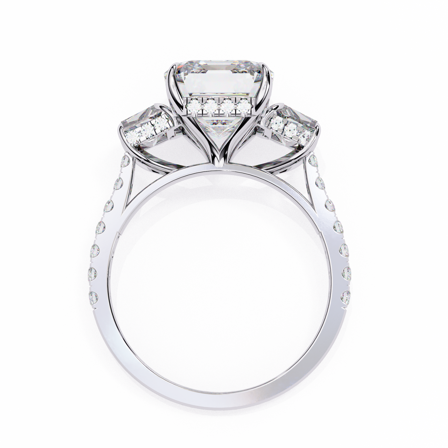 Corazón Claro Emerald Solitaire Ring