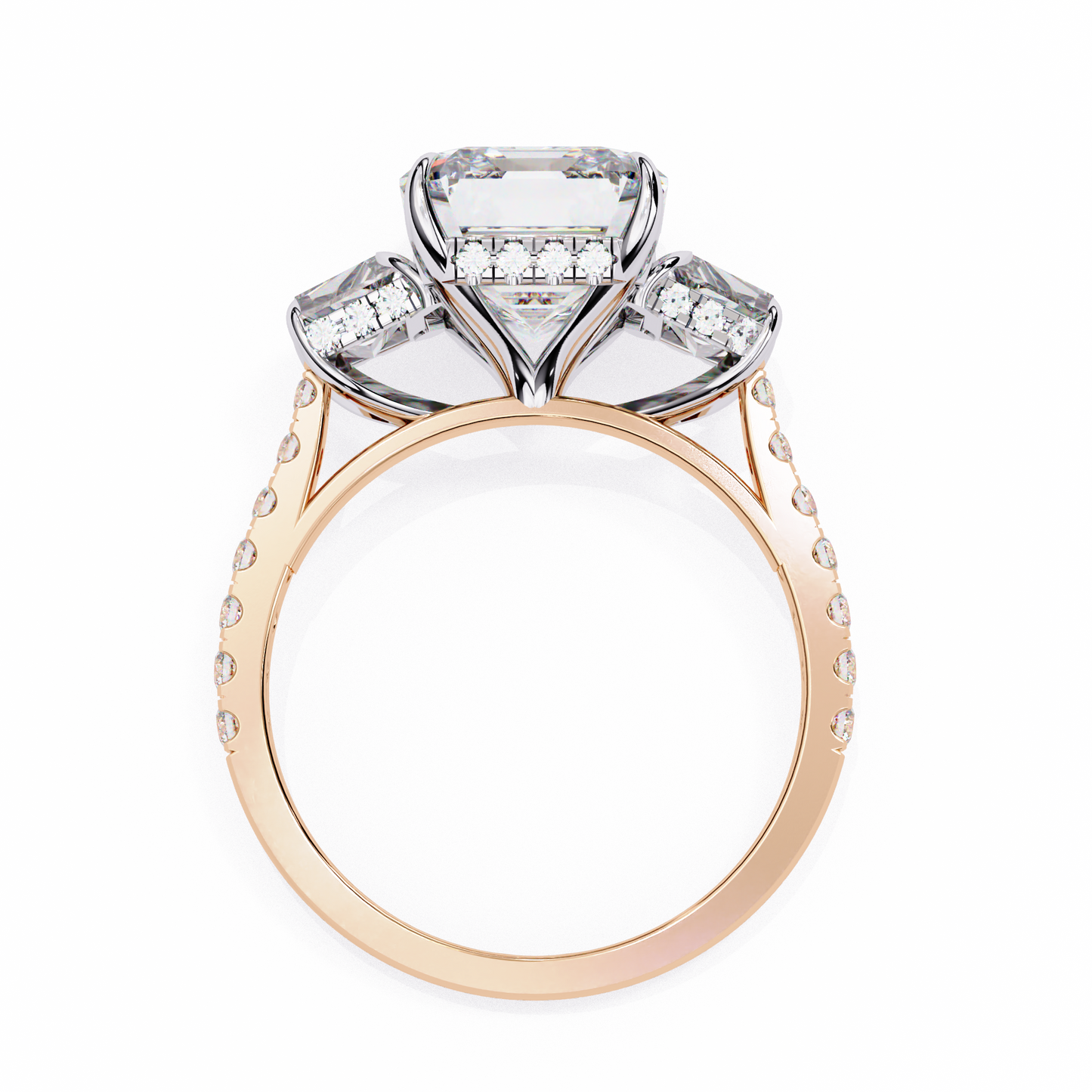 Corazón Claro Emerald Solitaire Ring