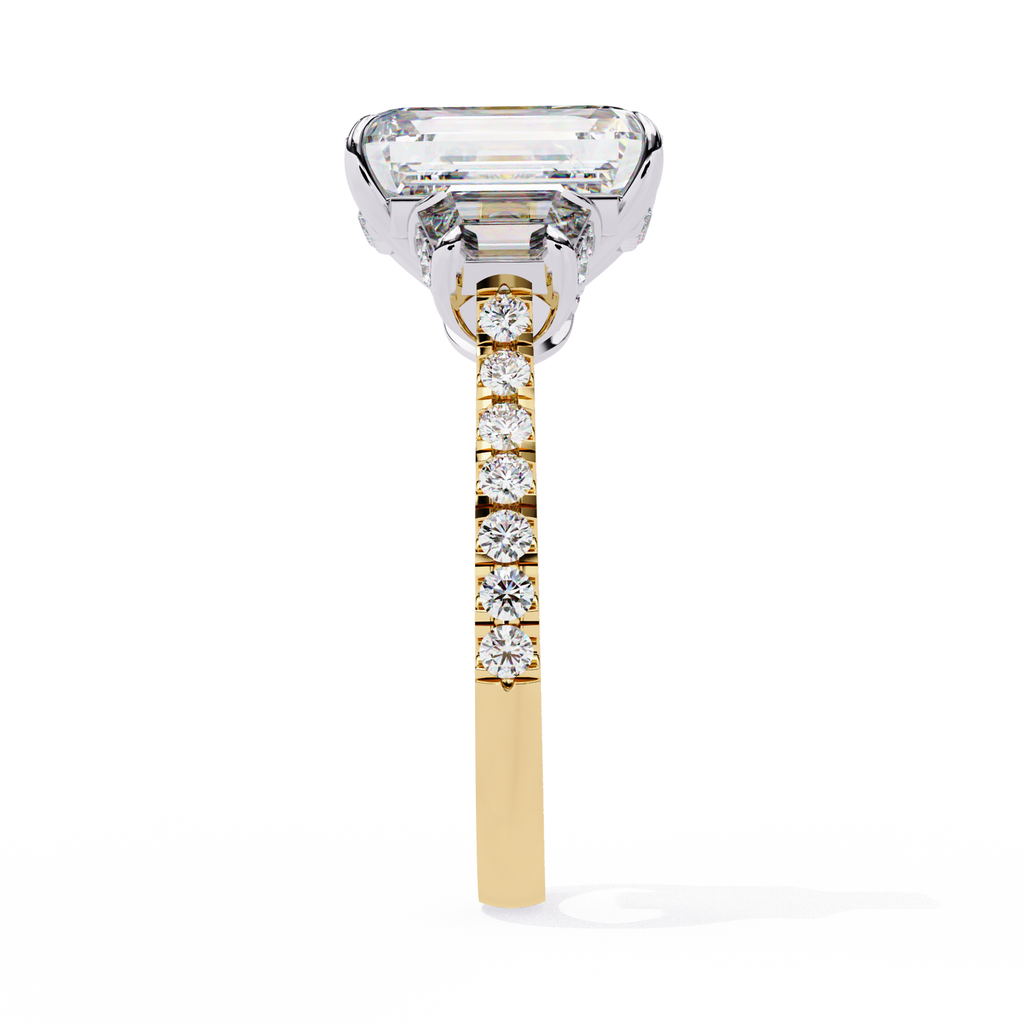 Corazón Claro Emerald Solitaire Ring