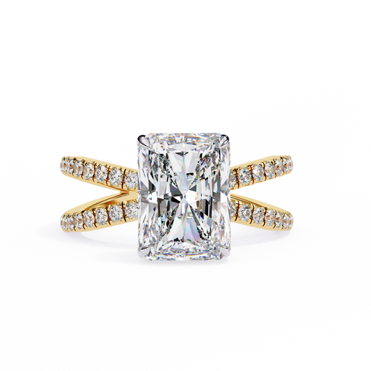 Nocturna Flare Radiant Solitaire Ring
