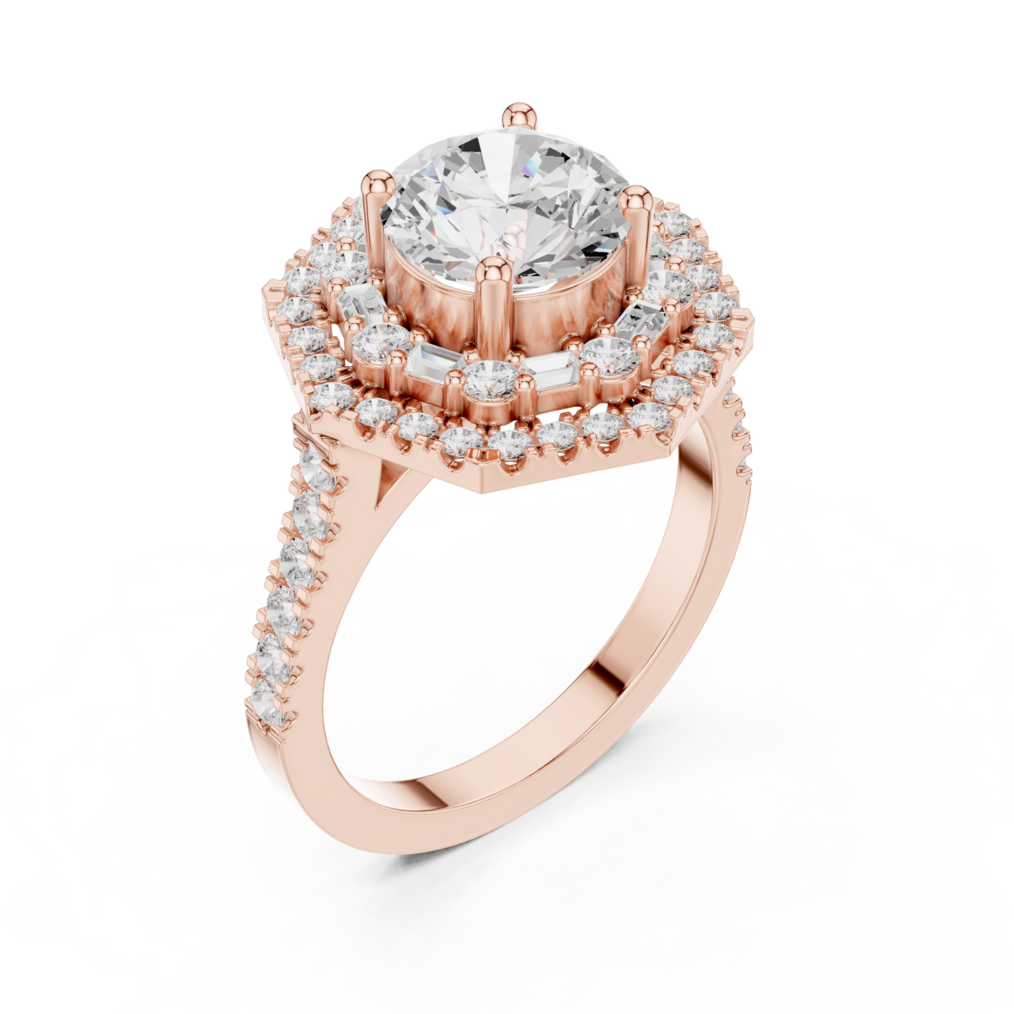 Starbind Circle Solitaire Ring