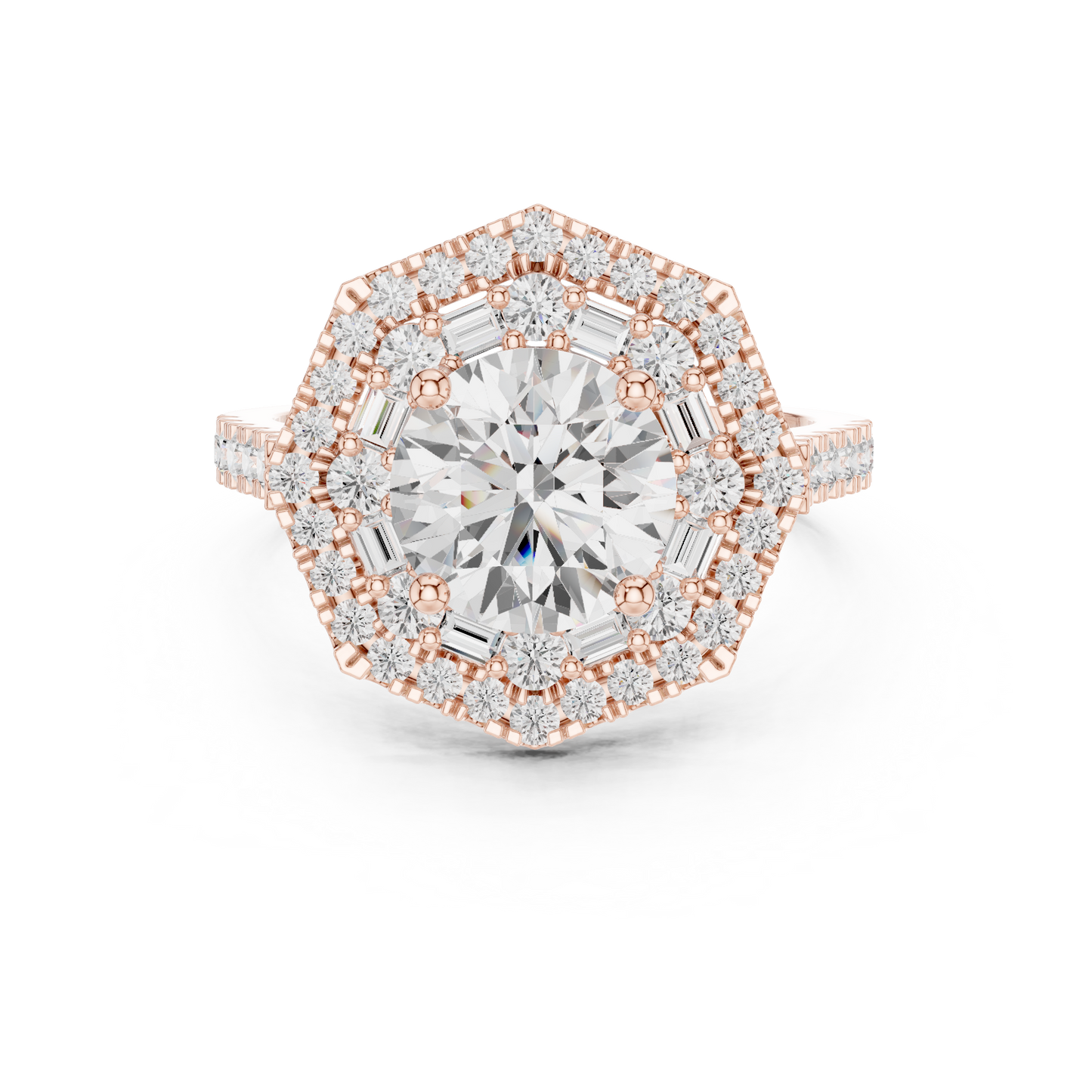 Starbind Circle Solitaire Ring