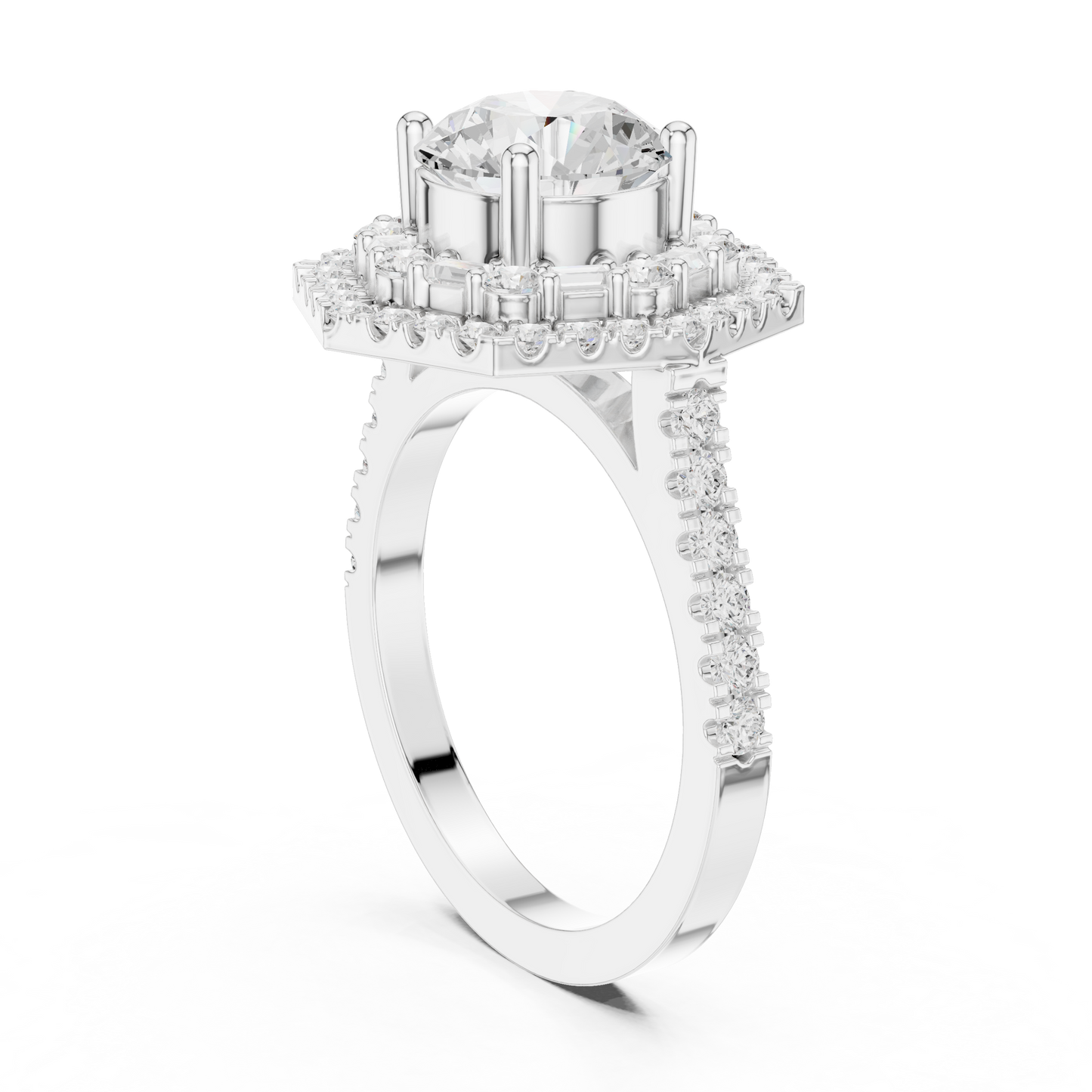 Starbind Circle Solitaire Ring