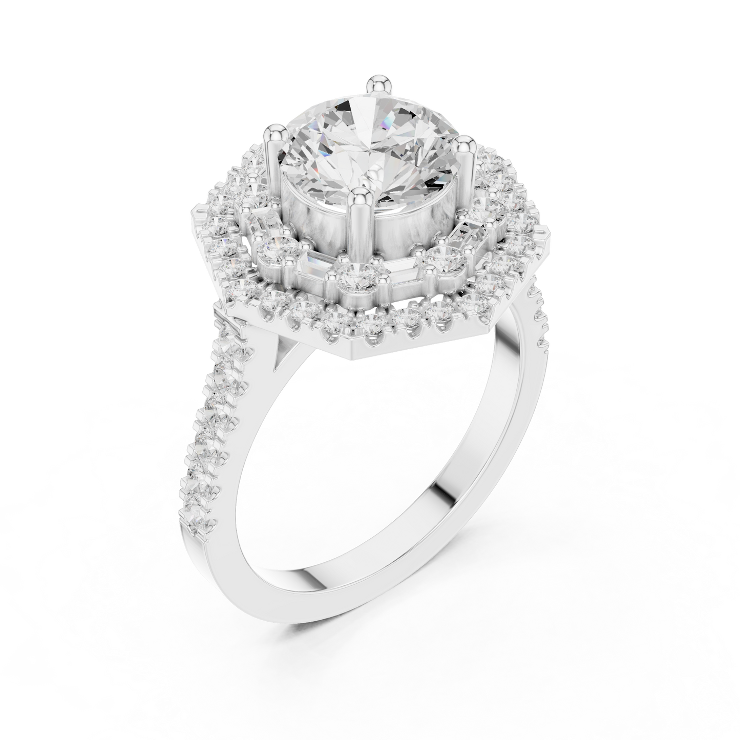 Starbind Circle Solitaire Ring
