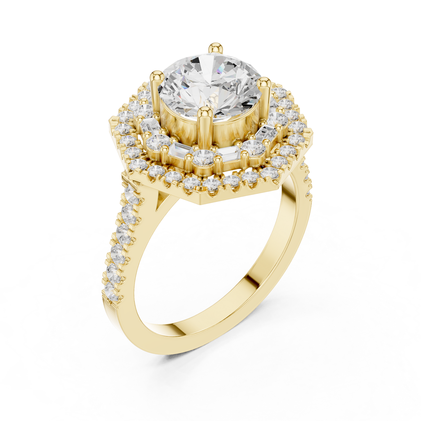 Starbind Circle Solitaire Ring
