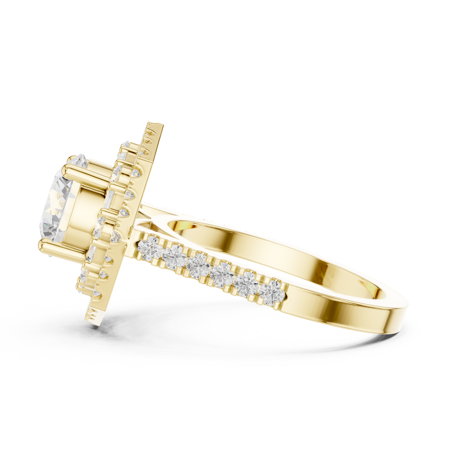 Starbind Circle Solitaire Ring