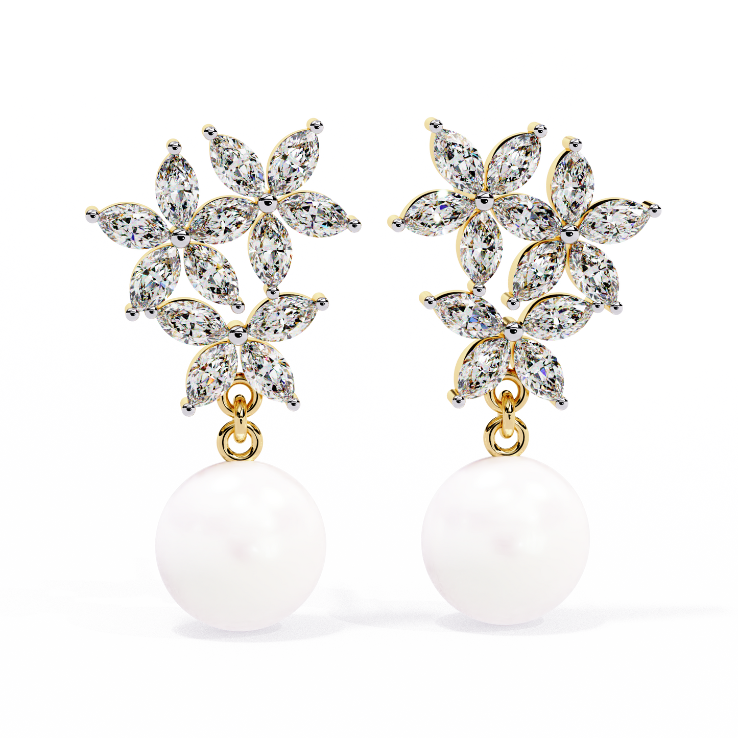 Starlit Kiss Diamond Earrings