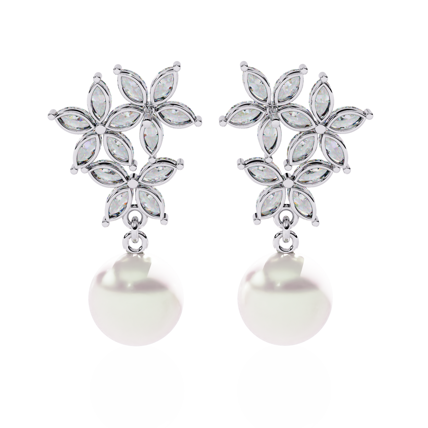 Starlit Kiss Diamond Earrings