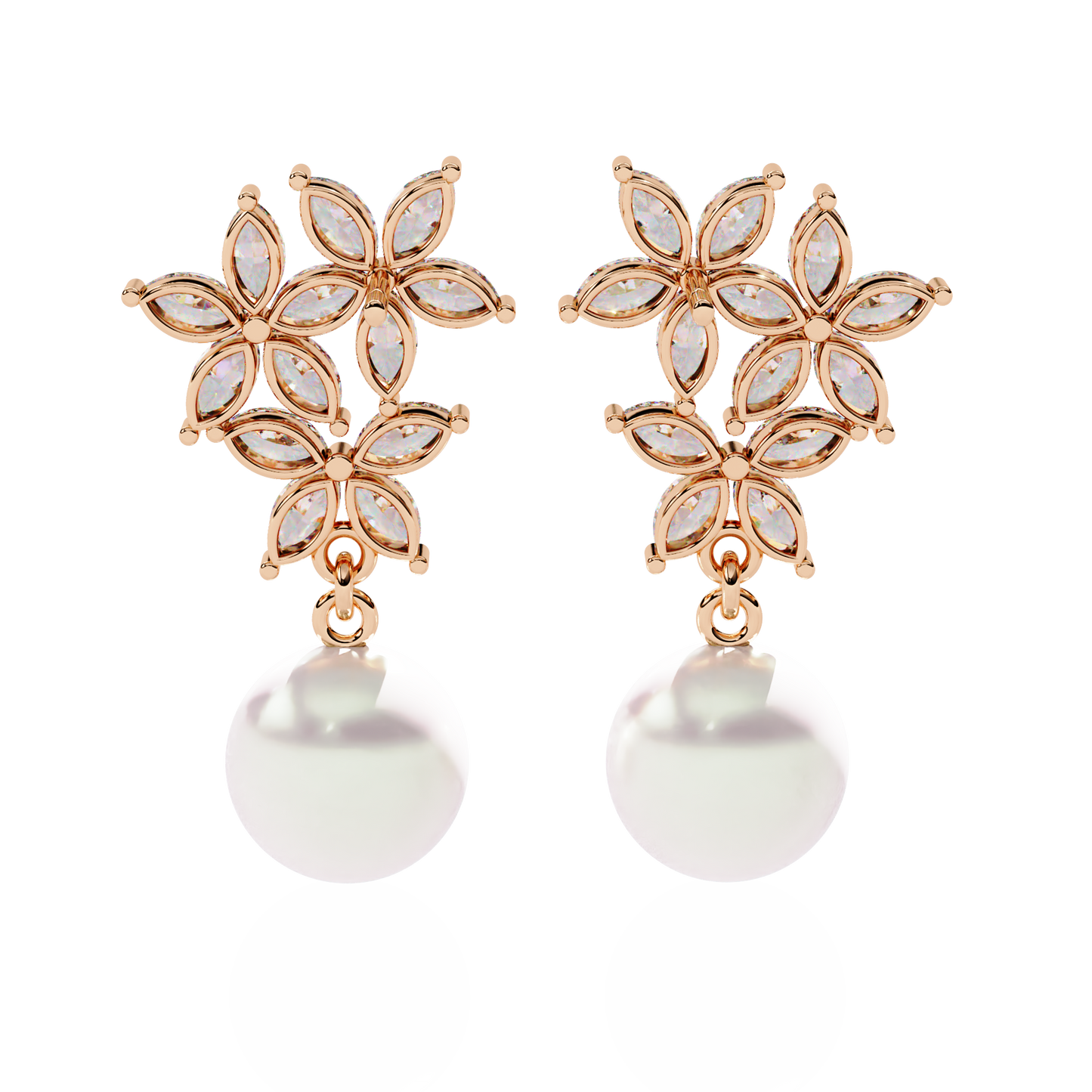 Starlit Kiss Diamond Earrings