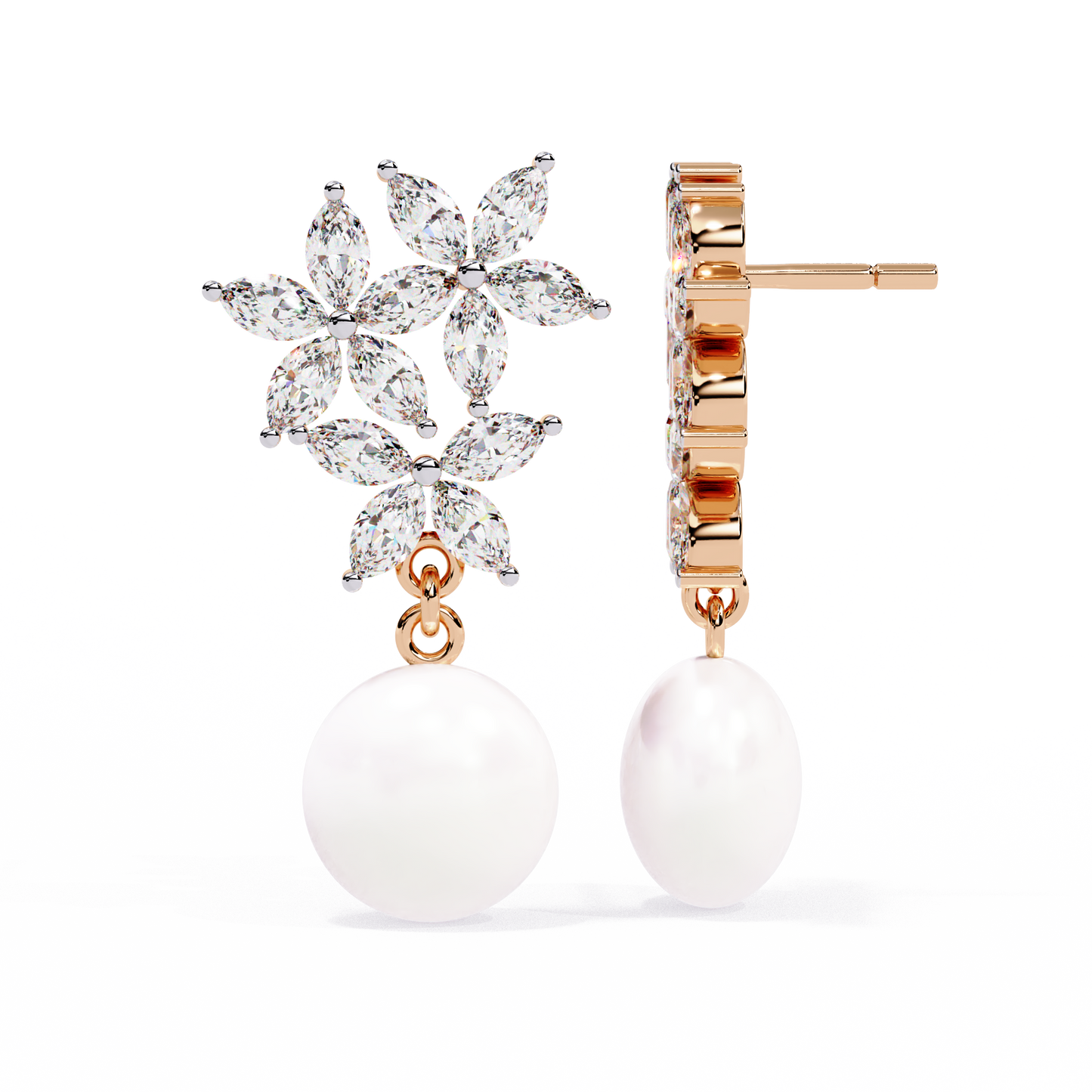 Starlit Kiss Diamond Earrings