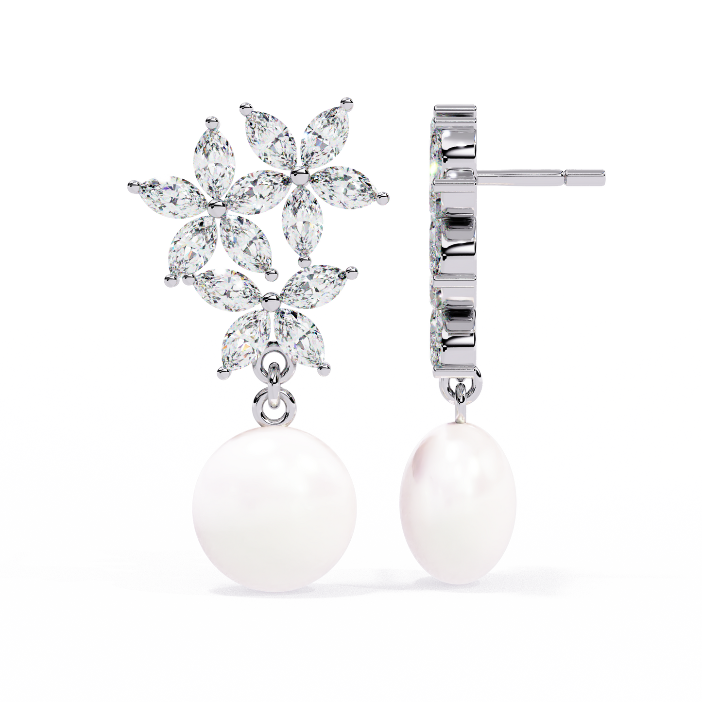 Starlit Kiss Diamond Earrings