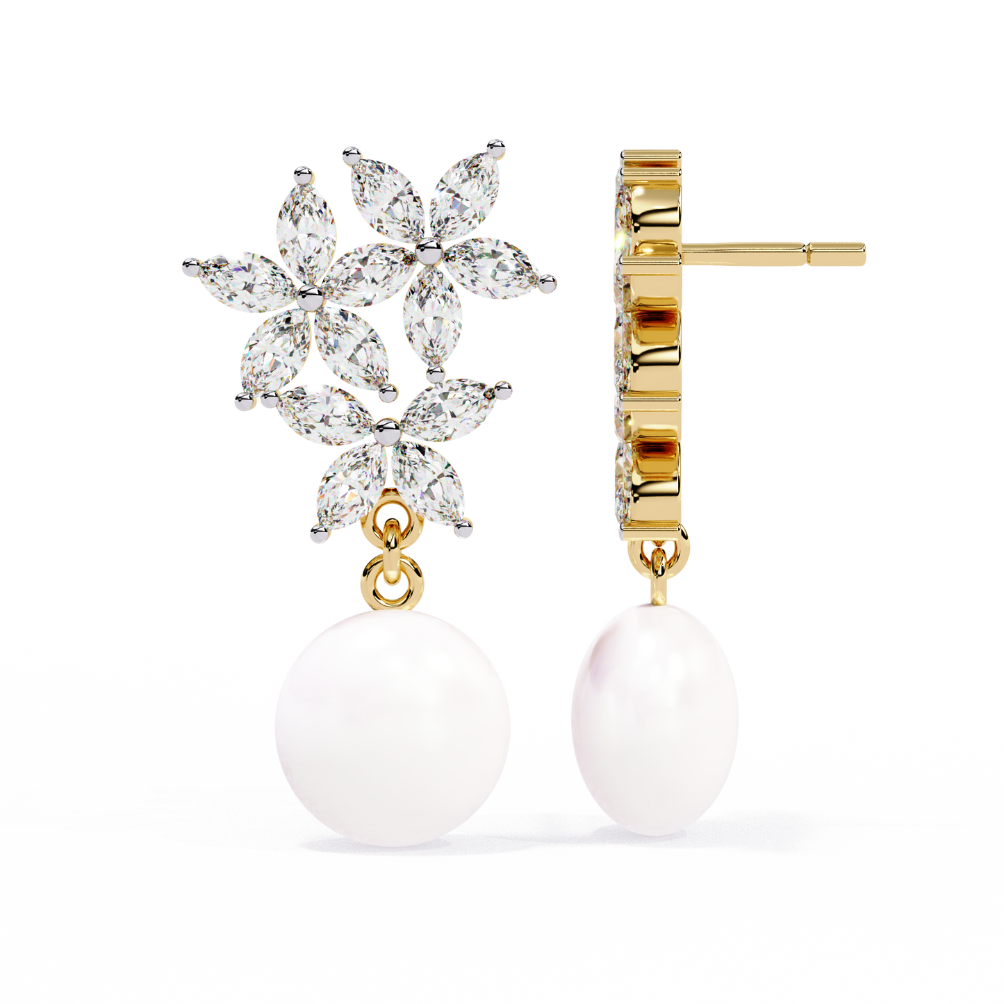 Starlit Kiss Diamond Earrings