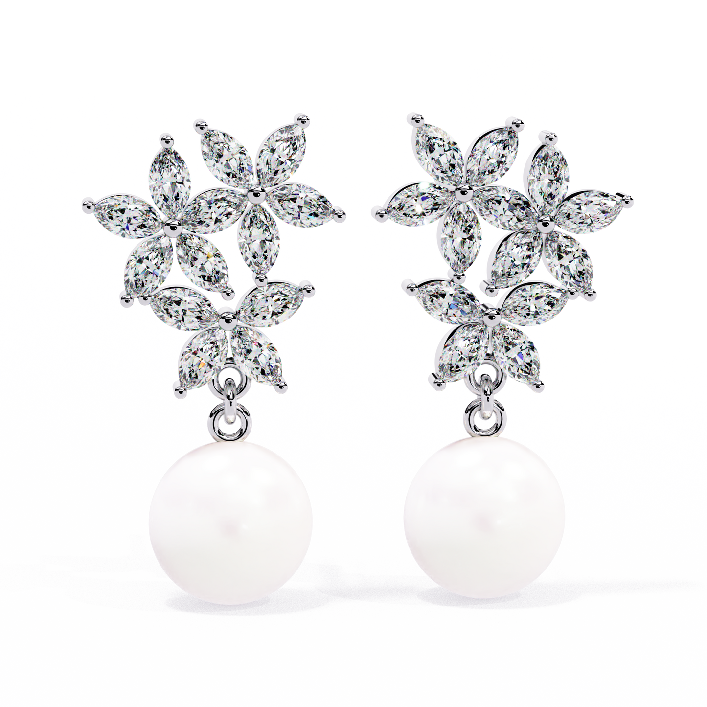 Starlit Kiss Diamond Earrings