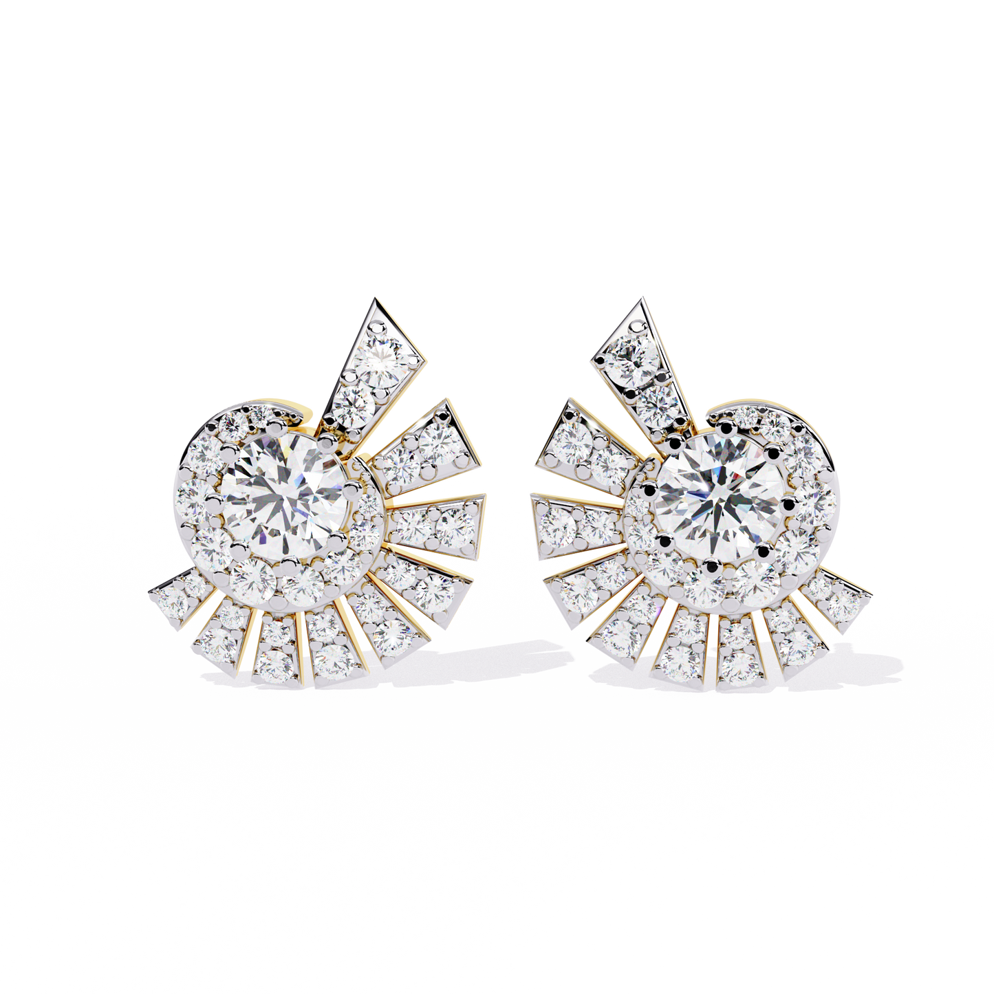Corazón de Oro Diamond Earrings