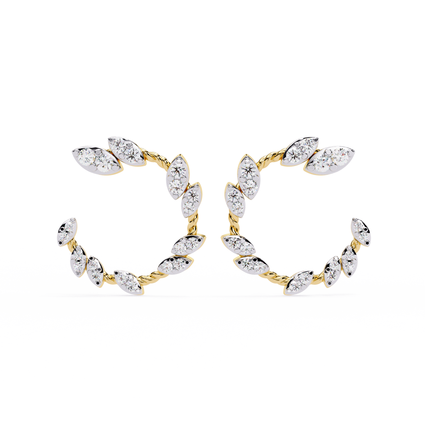 Starlit Dots Diamond Earrings