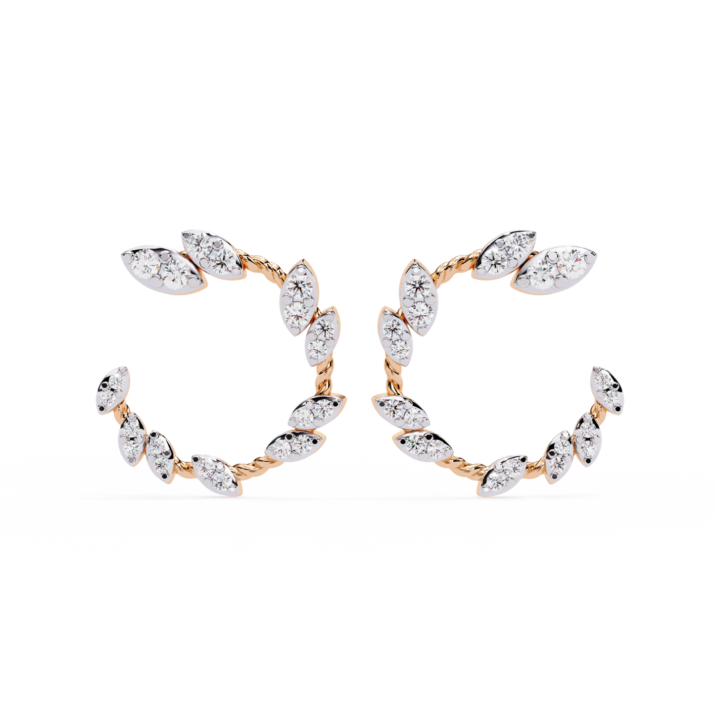 Starlit Dots Diamond Earrings