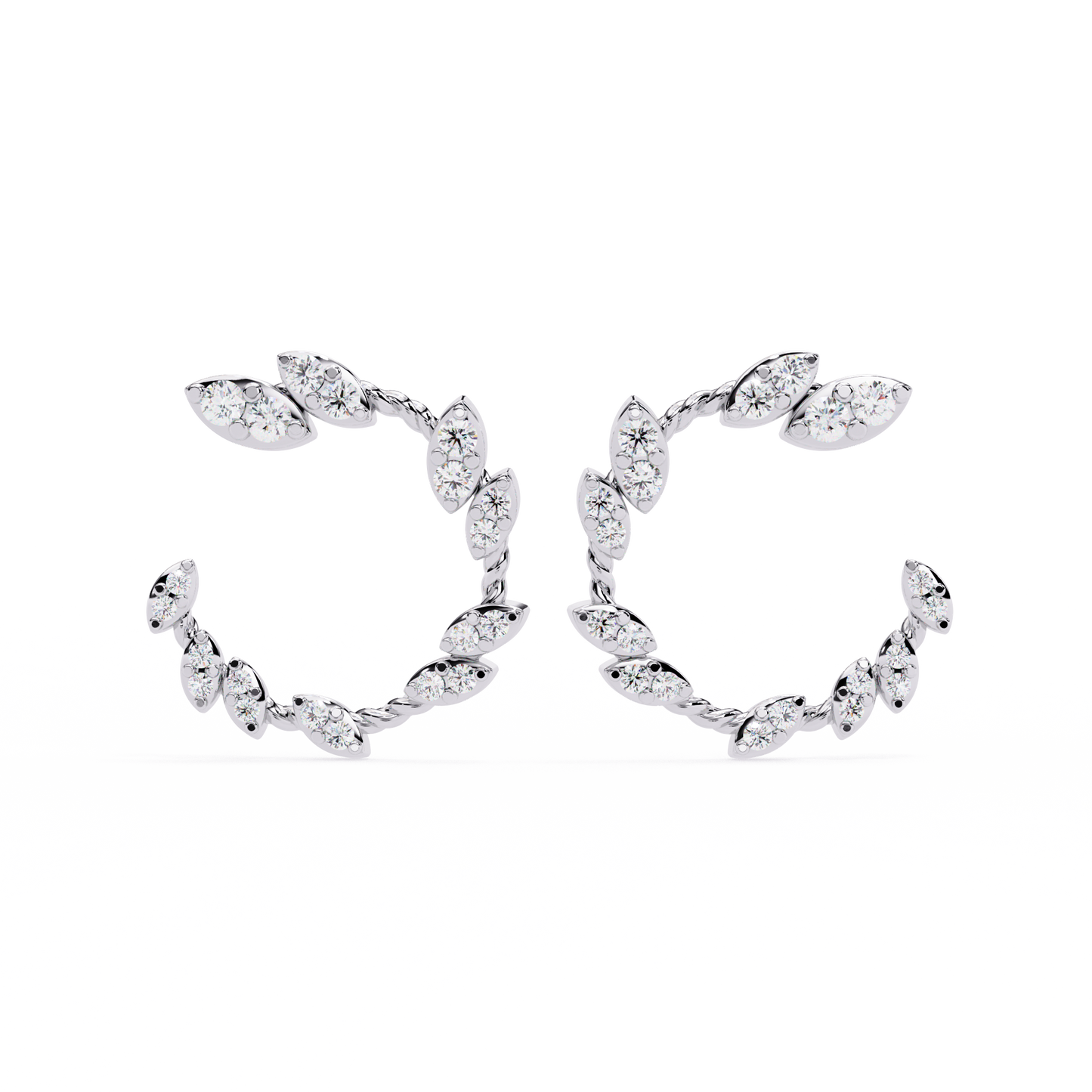 Starlit Dots Diamond Earrings