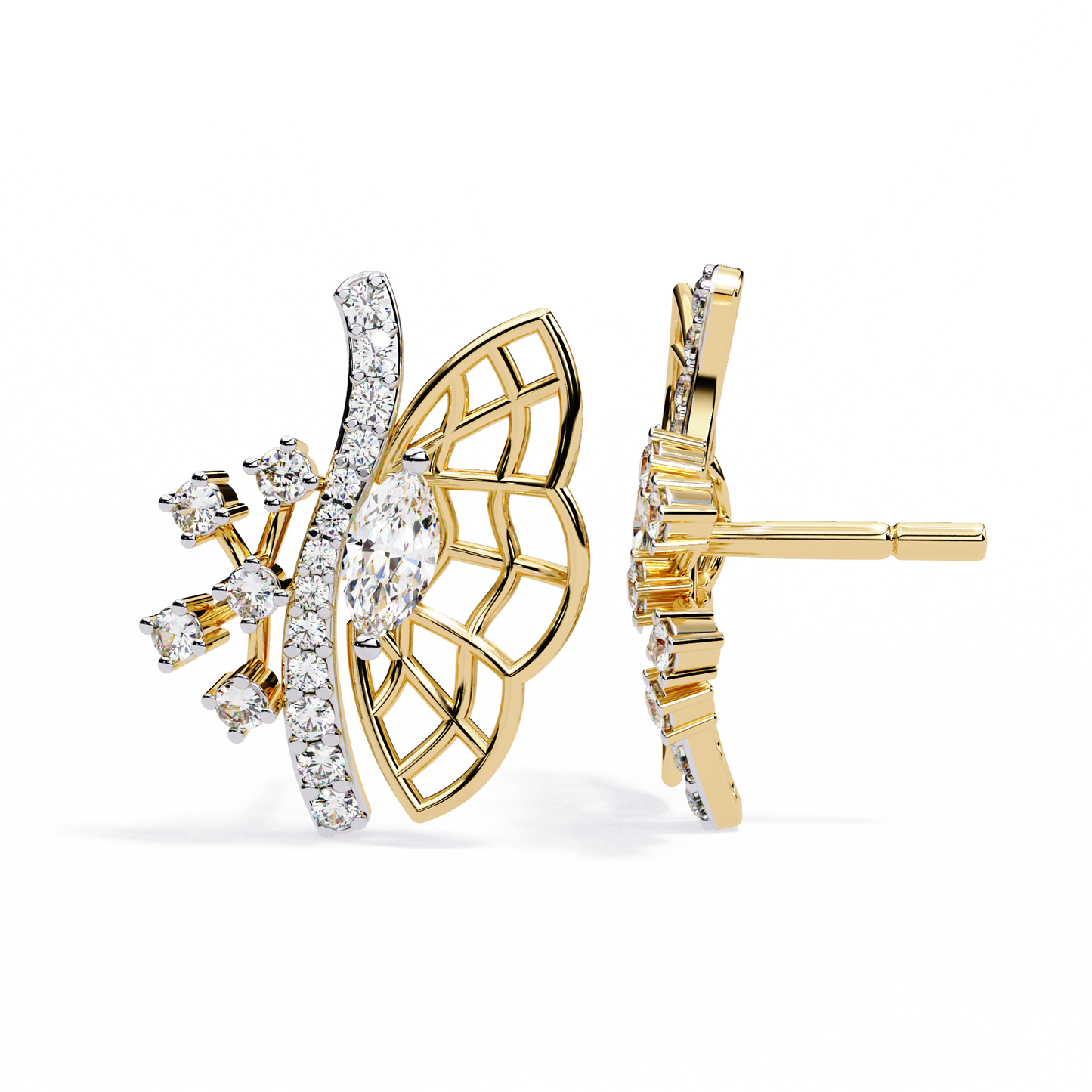 Grazia Volante Diamond Earrings