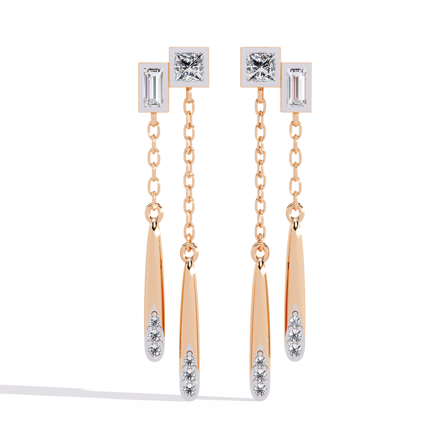 Stellar Dew Diamond Earrings