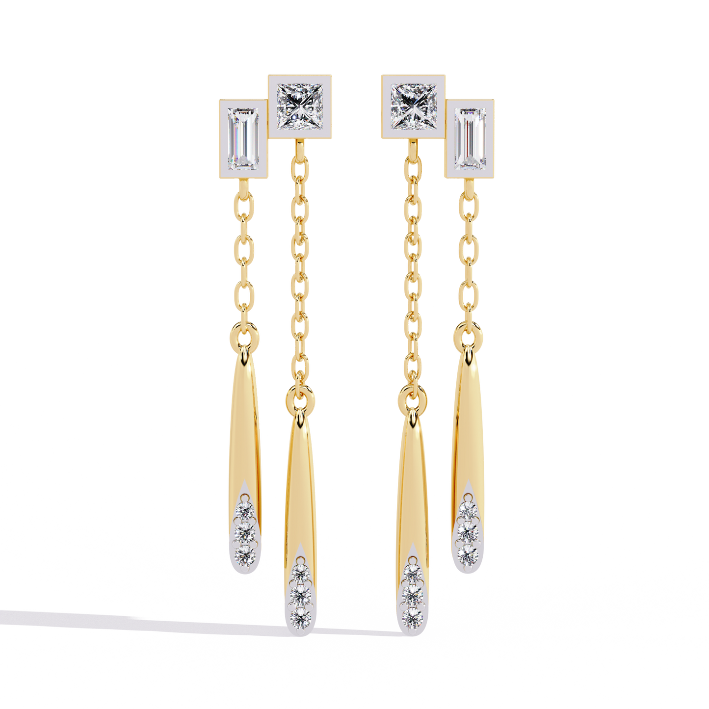 Stellar Dew Diamond Earrings