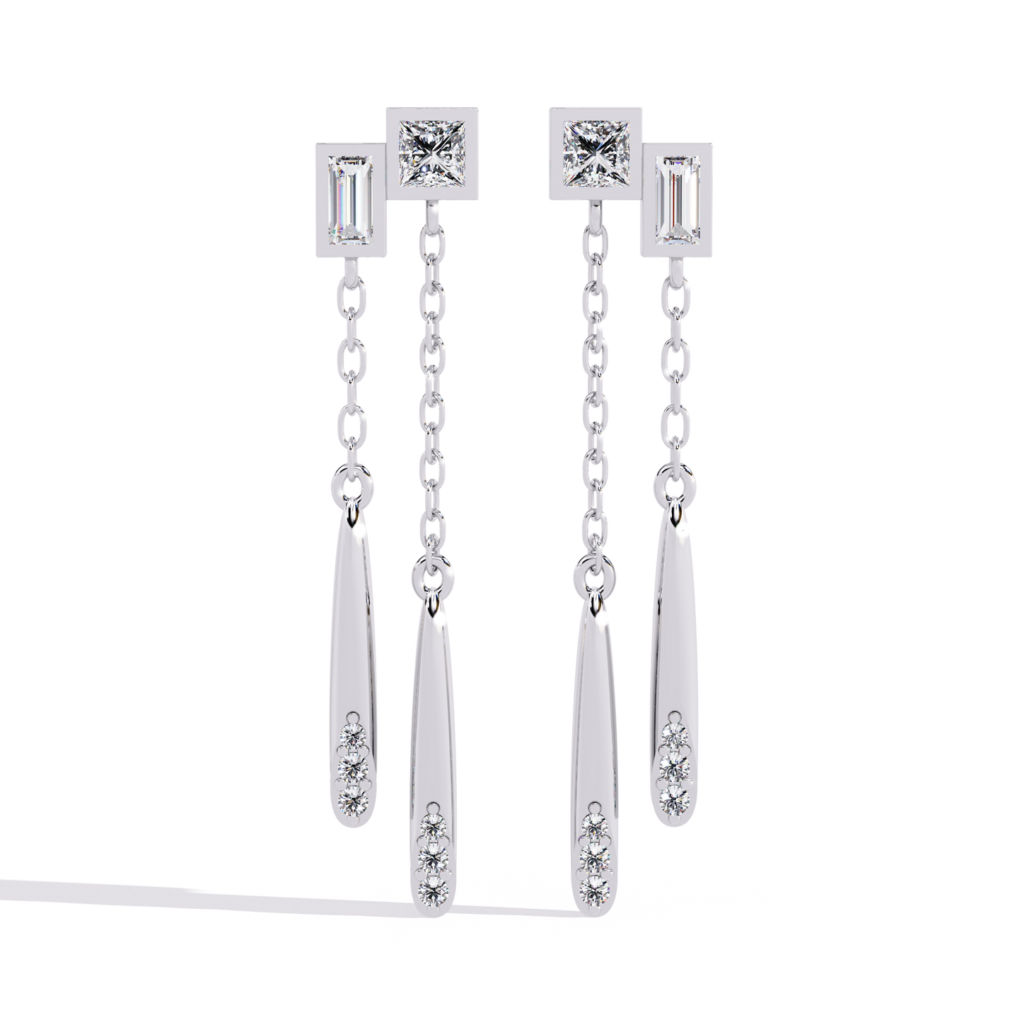 Stellar Dew Diamond Earrings