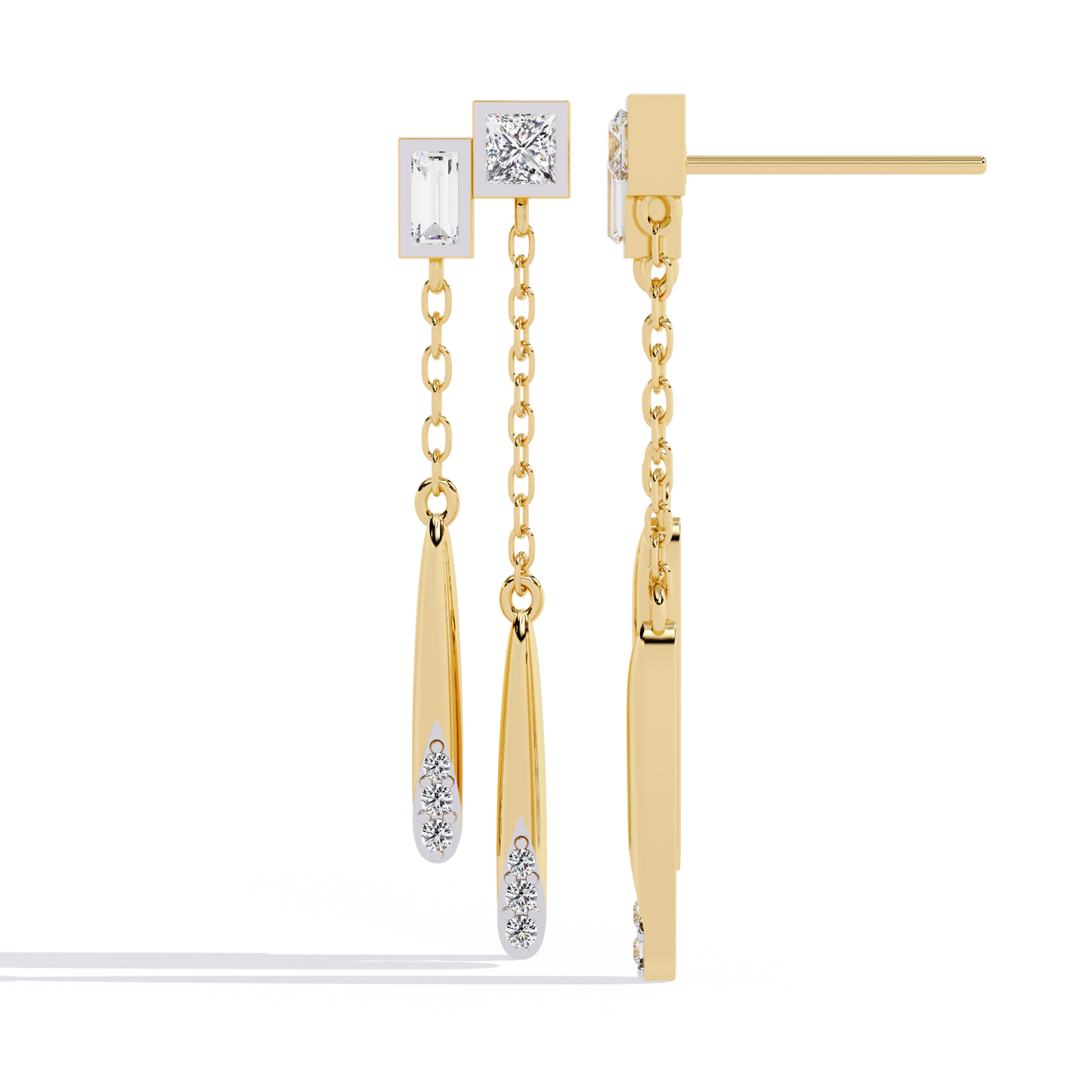 Stellar Dew Diamond Earrings