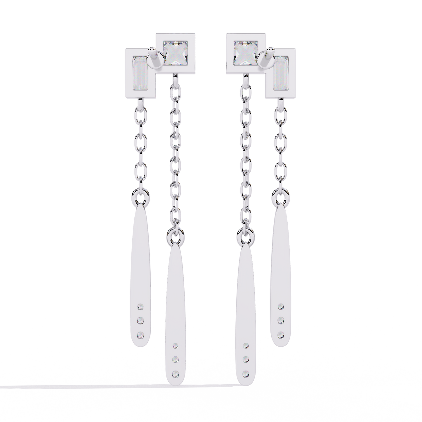 Stellar Dew Diamond Earrings