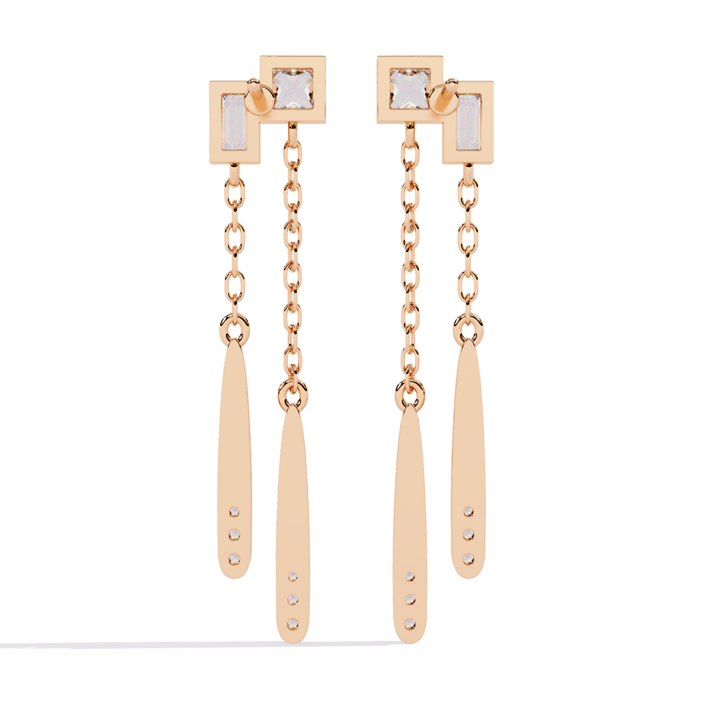 Stellar Dew Diamond Earrings
