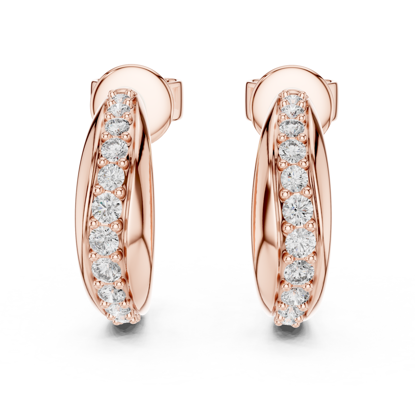 Celestara Halo — The Diamond Curve Hoops