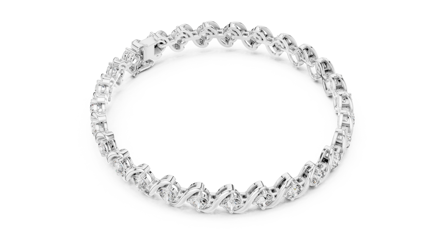 Crownlink Diamond Bracelet