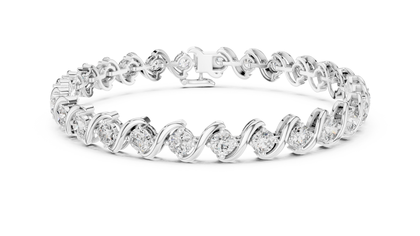 Crownlink Diamond Bracelet
