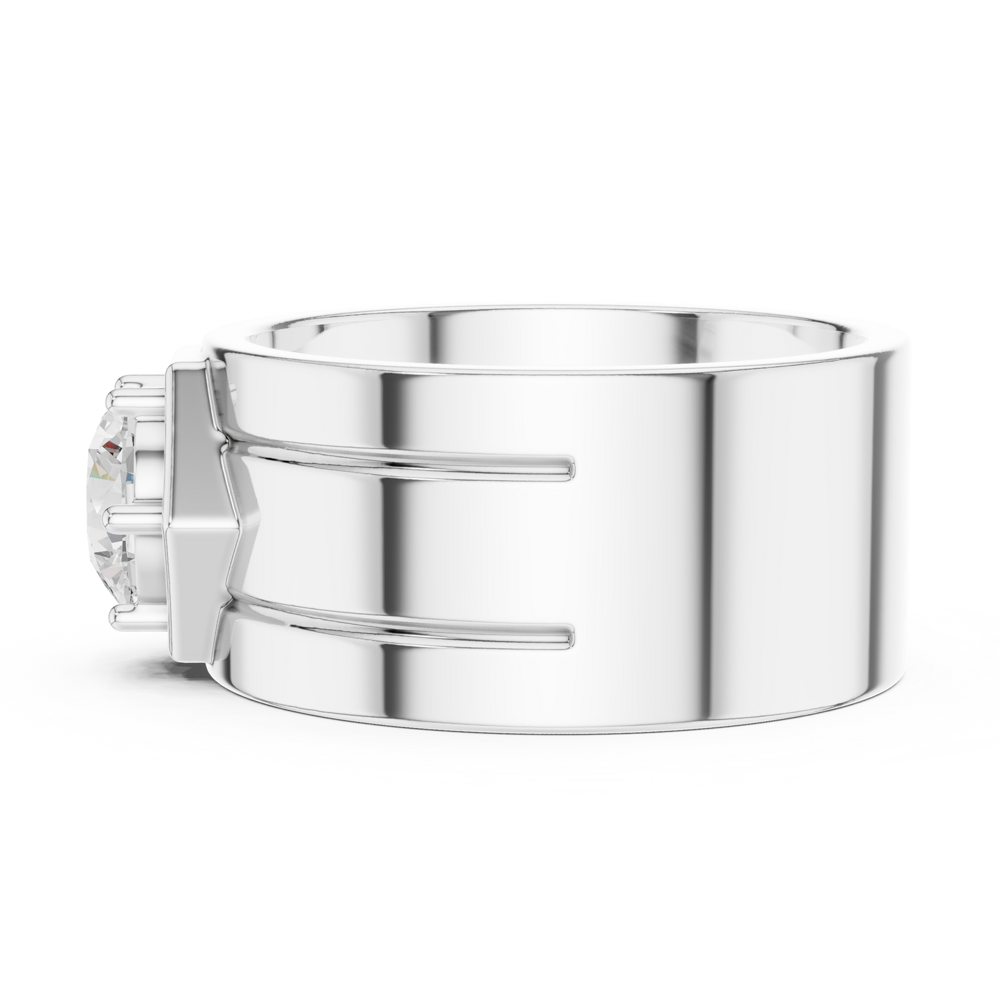 Vow of Valor Men Solitaire Ring