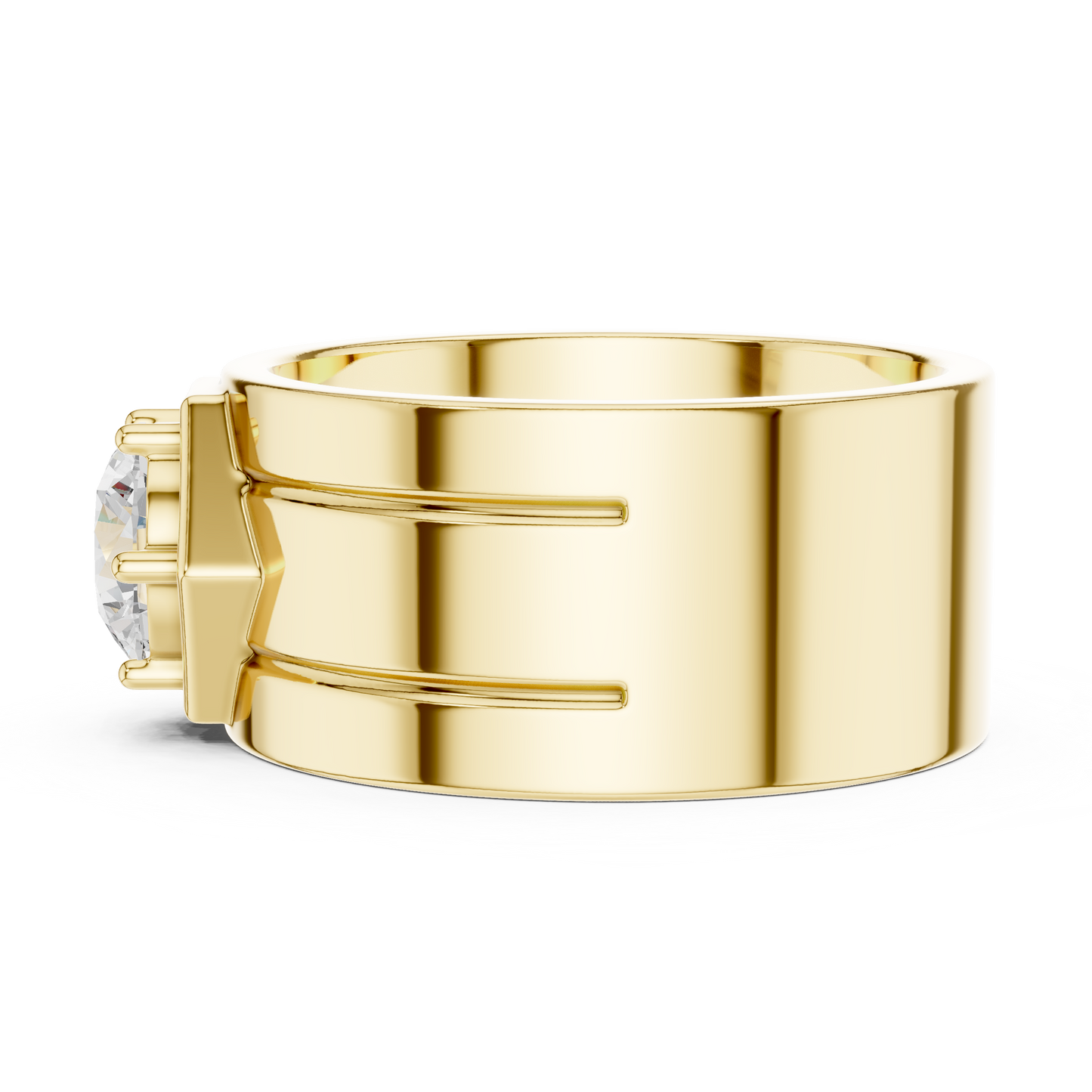 Vow of Valor Men Solitaire Ring